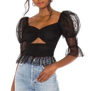 LPA Dolores Top in Black